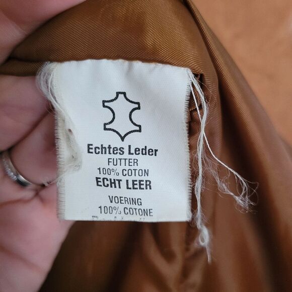 Vintage Men's Leather Coat - Picture 6 of 11